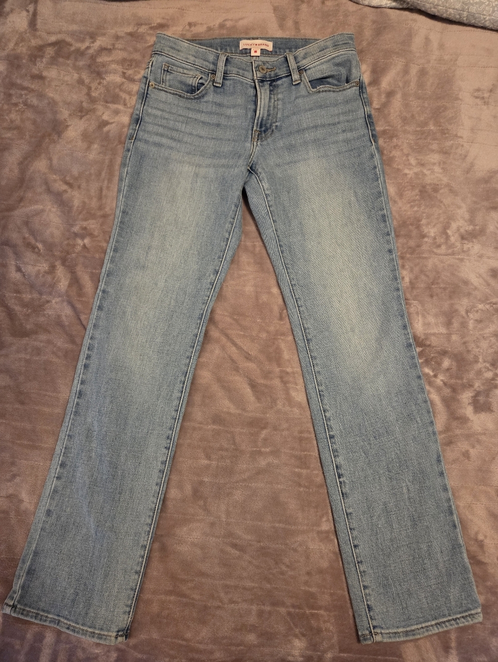 Lucky Brand Light Blue Straight-Leg Jeans